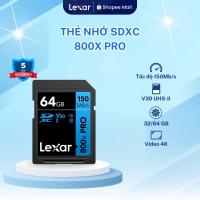 ราคา Lexar การ์ดหน่วยความจํา 32GB/ 64GB/ 128GB 800X PRO SDHC/SDXC UHS-I อ่านความเร็วสูงสุด 150Mb/s บันทึก (47150120402)