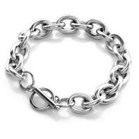 ราคา Bracelet Men's Women's Accessories Stainless Steel Mantel Chain Silver [SEIYA INTERNATIONAL] (Width: 12mm, Length: 21cm) direct from japan (27767427219)