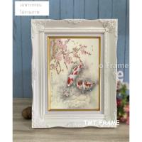 ราคา กรอบรูปหลุยส์ ใส่รูปภาพขนาด 8x10", 8x12", A4(21x29.7cm), 10x12", 10x15", A3 (29.7x42 cm)+กระจกใสด้านหน้า+ขาตั้ง+หูแขวน (5237594329)
