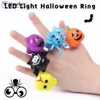 ราคา TME ไฟ LED ฮาโลวีนแหวนเรืองแสงฟักทอง Ghost Skull แหวนเด็กของขวัญปาร์ตี้ฮาโลวีนตกแต่งสําหรับบ้านสยองขวัญ Props อุปกรณ์ (27691742568)