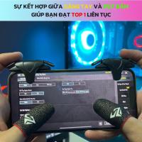 ราคา ถุงมือสําหรับเล่นเกม SHEZI PAOLU FASHION ถุงมือนิ้ว Sweatproof Super Smooth Touch LQ PUBG FF บนโทรศัพท์ (27100045059)