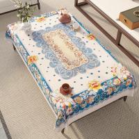 ราคา ผ้าปูโต๊ะ PVC 90x150 ซม. ลายดอกใหม่ สำหรับตกแต่งบ้าน โต๊ะกาแฟ งานเลี้ยง กันน้ำ กันคราบ เช็ดง่าย (52906474255)