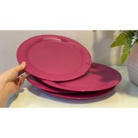 ราคา 超 Tupperware Camellia Collection เสิร์ฟรับประทานอาหาร Tupperware จานอาหารค่ํา D28.0 H 1.9 ซม. (52106056391)
