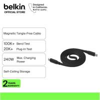 ราคา Belkin CAB028QC BoostCharge Pro Magnetic USB-C Cable 240W 2Meter - สีดํา/ขาว (52005583740)