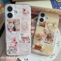 ราคา เคสโทรศัพท์เหมาะสําหรับiPhone 7 8 X XS XR XSMAX 11 12 13 14 15 16 17 Pro max Plus Airดอกไม้Rilakkumaกระต่ายShock-Resistant Shock-Resistantป้องกันกรณีกรณีCZ28 (57353127129)