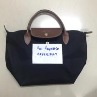 ราคา มือสอง ของแท้ Longchamp le Pliage S หูสั้นสีดำ (29559103060)