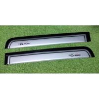 ราคา คิ้วกันสาด ISUZU D-Max All New ปี 2012-2016 สีบอร์นเงิน (คู่หลัง) (28513333819)