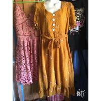 ราคา เดรสยาวแต่งกระดุมหน้า (10019283678)
