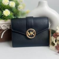 ราคา กระเป๋าสตางค์ใบสั้น Michael Kors Carmen Medium Flap Wallet 35S2GNMF6L Black (51211473296)