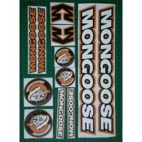 ราคา Mongoose BMX Decal สติกเกอร์ชุดสําหรับกรอบขนาด 20" (22670084547)