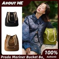 ราคา Prada Re-Nylon Mariner Small Handbag/Bucket Bag (47604540879)