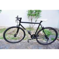 ราคา จักรยานฟิกเกียร์ ญี่ปุ่น - ล้อ 700x28C - Fixed Gear - โครโมลี่ - Only NY - Size 55 - สีดำ [จักรยานมือสอง] (27544465115)