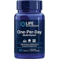 ราคา Life Extension One-Per-Day Multivitamin – บรรจุวิตามินมากกว่า 25, Minerals & Plant Extract, Quercetin, 5-MTHF Folate & More – 1-Daily, Non-GMO, ปราศจากกลูเตน – 60 เม็ด JVAF (52361913377)
