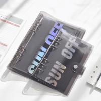 ราคา [ปก] แพลนเนอร์ สีดำ ปกใส Black Clear Planner Cover Folder Diary สมุดแพลนเนอร์ สมุดโน๊ต ไดอารี่ แฟ้ม A5/A6 mimisplan (1898987871)