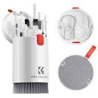 ราคา K&F Concept ชุดทําความสะอาดคีย์บอร์ดกล้อง 20-in-1 พร้อมปากกาทําความสะอาดหูฟัง,ฟองน้ําล็อค,เครื่องเป่าลม,แปรงกล้องเลนส์โทรศัพท์,เหมาะสําหรับกล้อง iPhone AirPods MacBook iPad (48160822328)