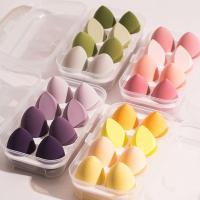 ราคา 4/8ชิ้นกล่องแต่งหน้าฟองน้ําผสมรูปร่างชุดความงามอากาศผงเครื่องสําอางฟองน้ําความงามไข่แป้งพัฟชุด (43068195145)