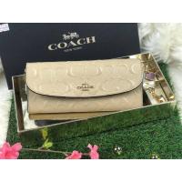 ราคา New Coach กระเป๋าสตางค์ใบยาว (2834729478)