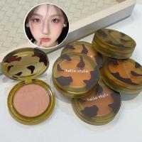 ราคา บลัชออน Amber Shell Monochrome Matte Whitening Nude Makeup Natural Contouring High Gloss Fixing Makeup ของแท้ Dirty Tea Gradient Greasy (46261155185)