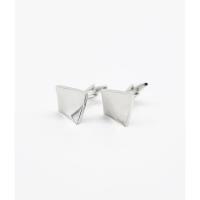 ราคา Silver Bent Squares Cufflink คัฟลิงค์สี่เหลี่ยมโค้งงอ (19494709110)