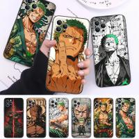 ราคา สําหรับiPhone 5 5s 6 6s 7 8 Plus SE X XS XR 17 Air Pro Maxความเข้ากันได้TPUเคสโทรศัพท์นุ่มฝาครอบป้องกันOne Piece Roronoa Zoroการ์ตูน (45309810731)