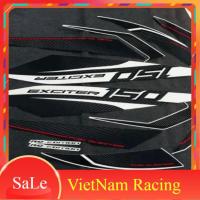 ราคา [EXTREMELY CHEAP] ชุดแสตมป์ 3 ชั้นพร้อมรุ่น ZIN คุณภาพสูงสําหรับ YAMAHA EXCITER 150CC RC EDITION - สีขาวแดงดํา (57860344033)