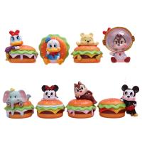 ราคา 8 ชิ้น/เซ็ต 5-6 ซม.อะนิเมะ Mickey Mouse Donald Duck อร่อยแฮมเบอร์เกอร์ Party Dumbo Winnie the Pooh Chip an Dale รุ่น Q PVC Action Figures ตุ๊กตาของเล่น (54608644675)