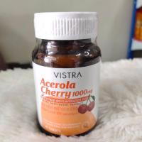 ราคา VISTRA Acerola Cherry 1000 mg & Citrus Bioflavonoids Plus วิสทร้า อะเซโรลาเชอรี่ 1000 มก 45เม็ด (19267098219)