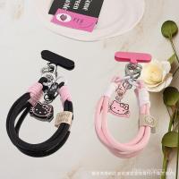 ราคา โรงงานขายส่งข้ามพรมแดนเคทีแมวสั้นโทรศัพท์มือถือเชือกเส้นเล็กกระเป๋าจี้คลิปสองหัวโทรศัพท์มือถือถักการ์ตูนสายรัดข้อมือ (48311739087)