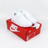 ราคา รองเท้าผ้าใบ Nike Air Max 90 essential triple White UUEUW (48662132193)