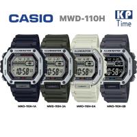ราคา Casio แบตเตอรี่ 10 ปี กันน้ำ 100m นาฬิกาข้อมือผู้ชาย สายเรซิน รุ่น MWD-110H ของแท้ประกันศูนย์ CMG (22140464341)