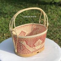 ราคา ตะกร้าหวายวงรีลายเรือสุพรรณหงส์ (19138525738)