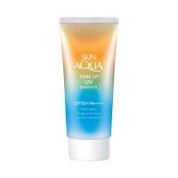 ราคา พร้อมส่งจากไทย (Latte Beige) Rohto Skin Aqua Tone Up UV Essence SPF50+ PA++++ 80g แท้ (57306643565)