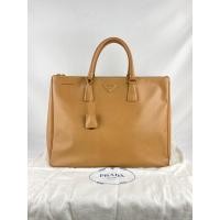 ราคา Prada Saffiano 40’ Brown Tote Bag (23288397499)