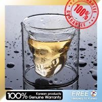 ราคา Skull Double Cocktail Glass ถ้วยน้ํา Soju Cup (28744996423)