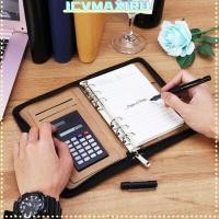 ราคา ICVMAX1RU A6 โน๊ตบุ๊คหนัง, โฟลเดอร์พร้อมโน๊ตบุ๊คธุรกิจเครื่องคิดเลข, กระเป๋าซิปสร้างสรรค์หนัง PU ใบหลวม Notepad สํานักงาน (42531092613)