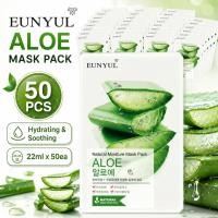 ราคา EUNYUL Natural Moisture Aloe Mask Pack 50 ชิ้นมาส์กแผ่นเกาหลี 22ml Moisturizing Soothing Facial Care (47660020285)