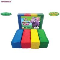 ราคา KOI2177✑✗♣ดินน้ำมันปลอดสารพิษ 4 สี ขนาด 400 กรัม KID ART (12124475918)