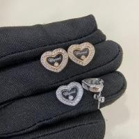 ราคา ผู้หญิงหัวใจสตั๊ดต่างหูเงิน Rose Gold Rhinestone ต่างหูหัวใจแฟชั่นเครื่องประดับของขวัญ (53011853961)