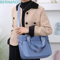 ราคา BERNARDO Commuting Tote Bag, Square Oxford Cloth Shopping Handbag, Simple Large Capacity Solid Color Versatile Nylon Shoulder Bag Travel (56161557961)