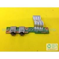 ราคา ชุดบอร์ดหูฟังโน๊ตบุ๊ค HP Presario CQ60 Sound Board (สินค้ามือสอง) (3669630753)