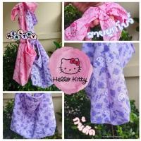 ราคา Hello Kitty กระเป๋าผ้าลายคิตตี้ น่ารักๆ สะพายข้างสายผูกโบว์ พร้อมส่ง (20792464359)