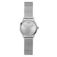 ราคา ของใหม่ ซื้อเก็บ GUESS นาฬิกาข้อมือผู้หญิง MICRO IMPRINT รุ่น GW0106L1 สีเงิน (22386416860)