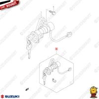ราคา ชุดกุญแจทั้งคัน LOCK SET, STEERING แท้ Suzuki Shooter 115 Fi สตาร์ทเท้า / Smash 115 Fi สตาร์ทเท้า (6740119069)