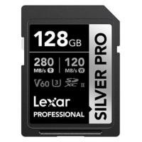 ราคา Lexar Professional Silver PRO UHS-II U3 128GB การ์ดหน่วยความจํา SD (43872504782)
