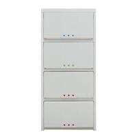 ราคา FREE HOME ตู้ลิ้นชัก 3DOT 4ชั้น 40x45x91 ซม. สีขาว ชั้นเก็บของ เก็บเสื้อผ้า ลิ้นชักเก็บของ (10110867054)