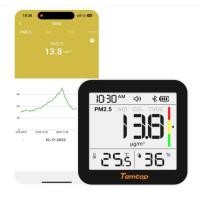 ราคา Temtop CO2 Monitor Air Quality Monitor M10+, PM2.5, VOC, Temperature & Humidity, 6-in-1 Air Quality Meter with Bluetooth (50510949711)