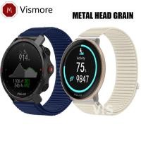 ราคา Velcro ไนลอนทอสําหรับ POLAR Vantage /IGNITE M M2/V3 Polar Grit X/X2 Pro Titan/Pacer/Unite สายรัดข้อมือ Breathable ผู้ชายผู้หญิงกีฬาโลหะหัว Grain สมาร์ทนาฬิกา Band (44500057475)