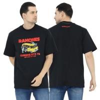 ราคา RAMONES NYC 76 เสื้อยืดวงโอเวอร์ไซส์สีดํา ลายขนาดใหญ่ Distro ดั้งเดิม (54660832216)