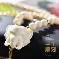 ราคา มือแกะสลักเลียนแบบหัวช้างงาช้าง ไทยบัด手工刻牙头 泰国手链子 (47908400946)