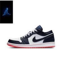 ราคา Jordan Air Jordan I Low Retro Ember Glow Trendy Retro Details Exquisite Low cut retro basketball shoes, large blue (22884216455)